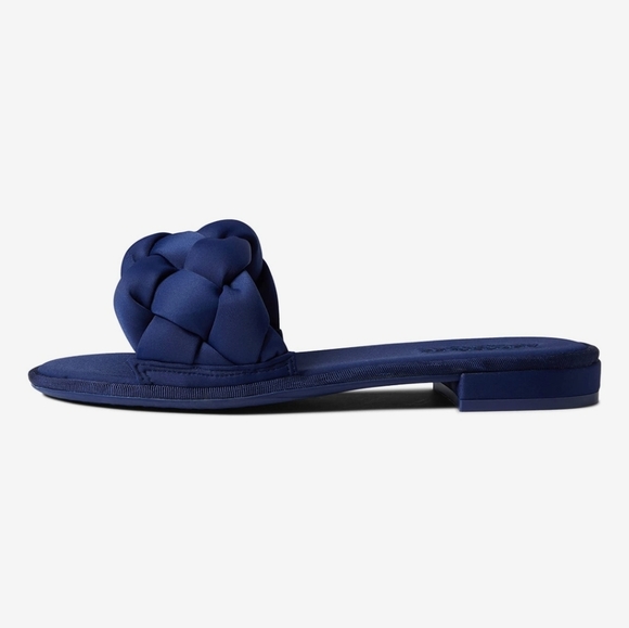 Aerosoles Brad Slip On Slipper Sandals Navy Blue - Picture 1 of 16